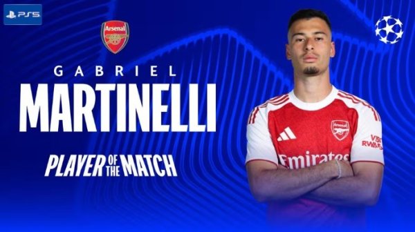 Martinelli đã được chọn là cầu